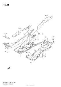 AN400 (ABS) Rear Leg Shield