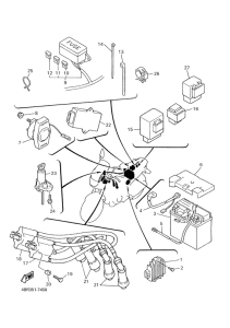 XJ600S Электрика 1