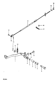 PE250 Передний суппорт
