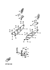 XQ125 Support & repose pied