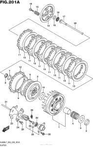 VL800T Сцепление