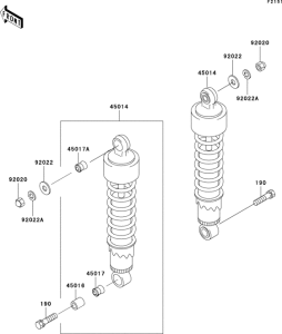EL250 Подвеска  /  амортизатор