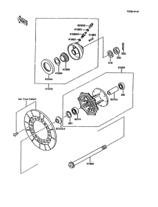 KMX125 Переднее колесо