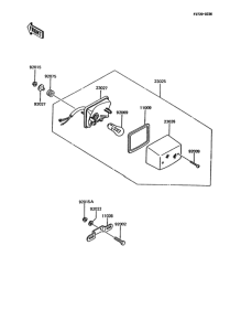 KMX200 Задний фонарь