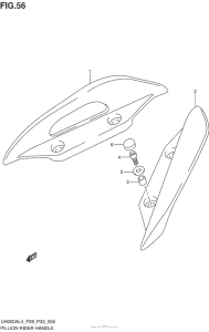 UH200 Pillion Rider Handle