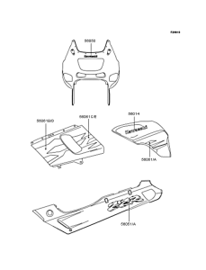 ZX400 Наклейки
