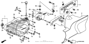 VT1300CX Крышка картера левая