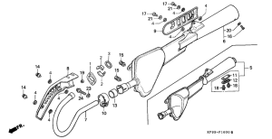 XL185 Глушитель