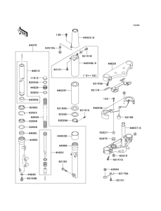 VN800 Front fork(1 / 2)