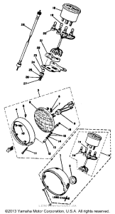 LB802AD Head lamp-speedometer