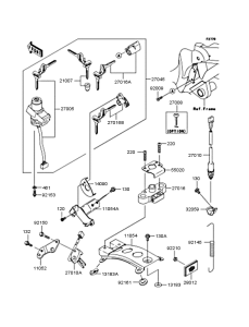 BJ250 Замок зажигания