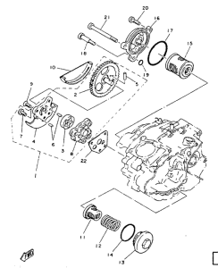 SR125 Масляный насос
