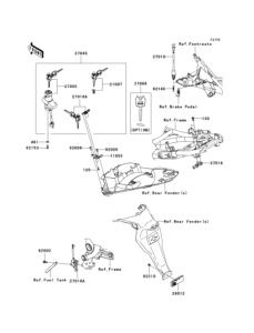 EX400 Замок зажигания