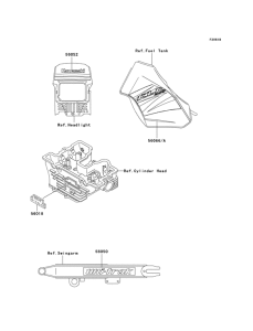 KL250 Наклейки