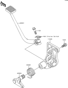 ZG1200 Педаль тормоза