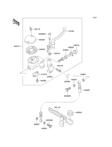 VN1500 Главный тормозной цилиндр