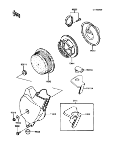 KDX80 Воздушный фильтр
