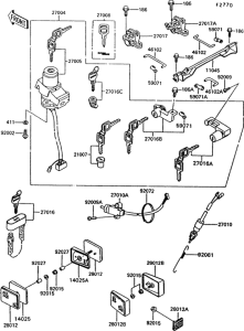 ZG1000 Замок зажикания