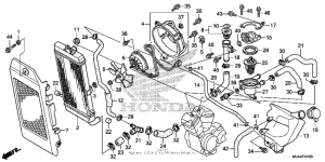 VT750C2B Radiator (1)