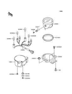 BJ250 Спидометр