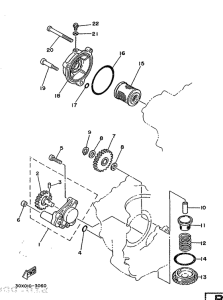 XT250 Масляный насос