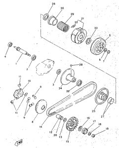 YN50R Сцепление