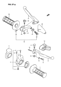 RM125 Рулевой переключатель