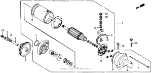 CB1000F Стартер