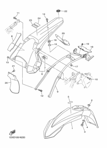 WR450F WR450FE Крыло
