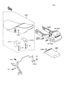 ZX400 Сиденье