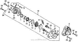 GL1000 Передний суппорт