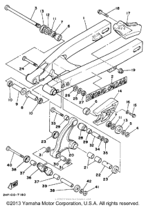 YZ80W (Motocross) Бугель