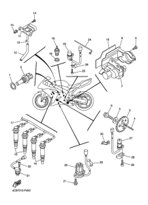 YZF-R1R ( RaceBase) Электрические детали