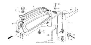 CB50 Топливный бак