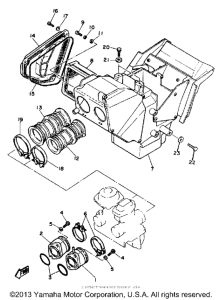 SRX600SC Воздушный фильтр