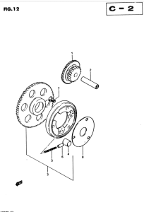 GS450 Муфта стартера