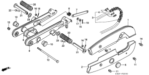 C50 Swingarm / chain case