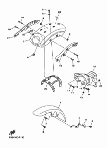 XVS950CR (ABS) Крыло