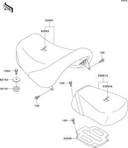 VN1500 Сиденье