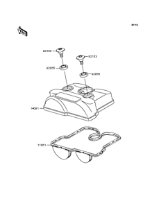  Крышка головки цилиндров