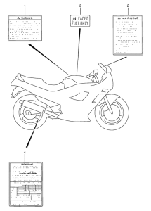 GSX600 Наклейки