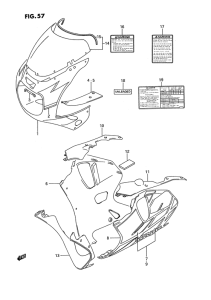 GSX-R750 Cowling body