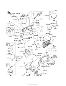 EX250 Обтекатели