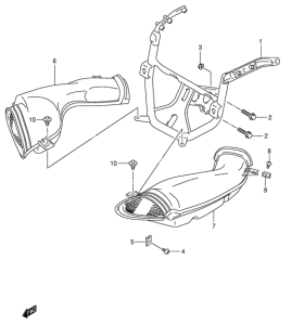 GSX-R600 Installation parts