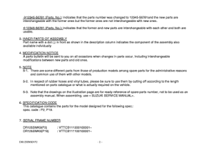 DR125 Catalog preface