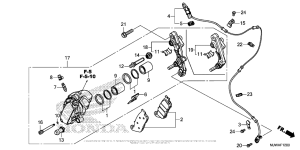 CBR500R (ABS) Передний суппорт