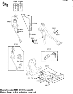 KZ250 Замок зажикания