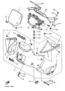 XTZ660 Обтекатель 1