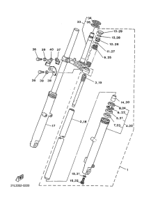 SR250 Horquilla delantera