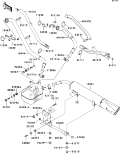 VN1500 Глушитель